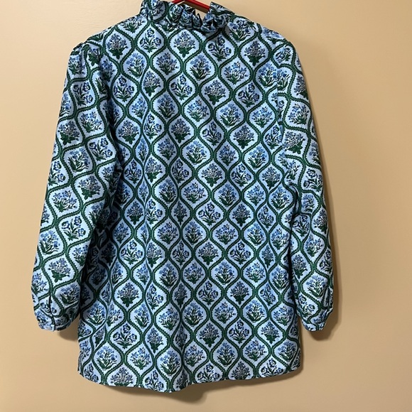 Tuckernuck Blue and Green Patterned Tunic - Picture 2 of 12